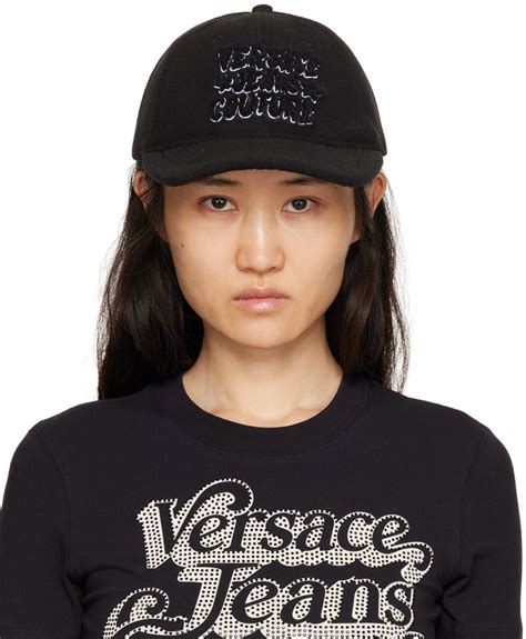 versace cap schwarz|versace jeans cap.